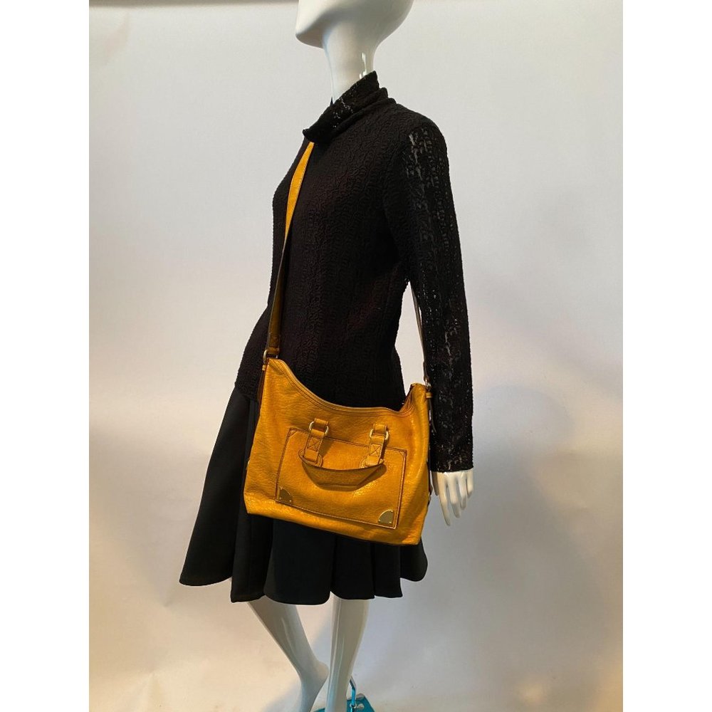 Tommy Hilfiger Yellow Leather Bag